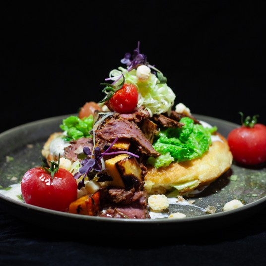 Pancake with Pastrami Shannon Campbell 3b